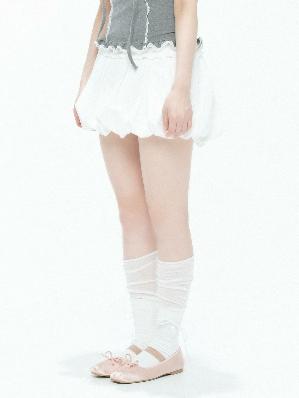 【BUBBLES】プリーツバルーンスカパン