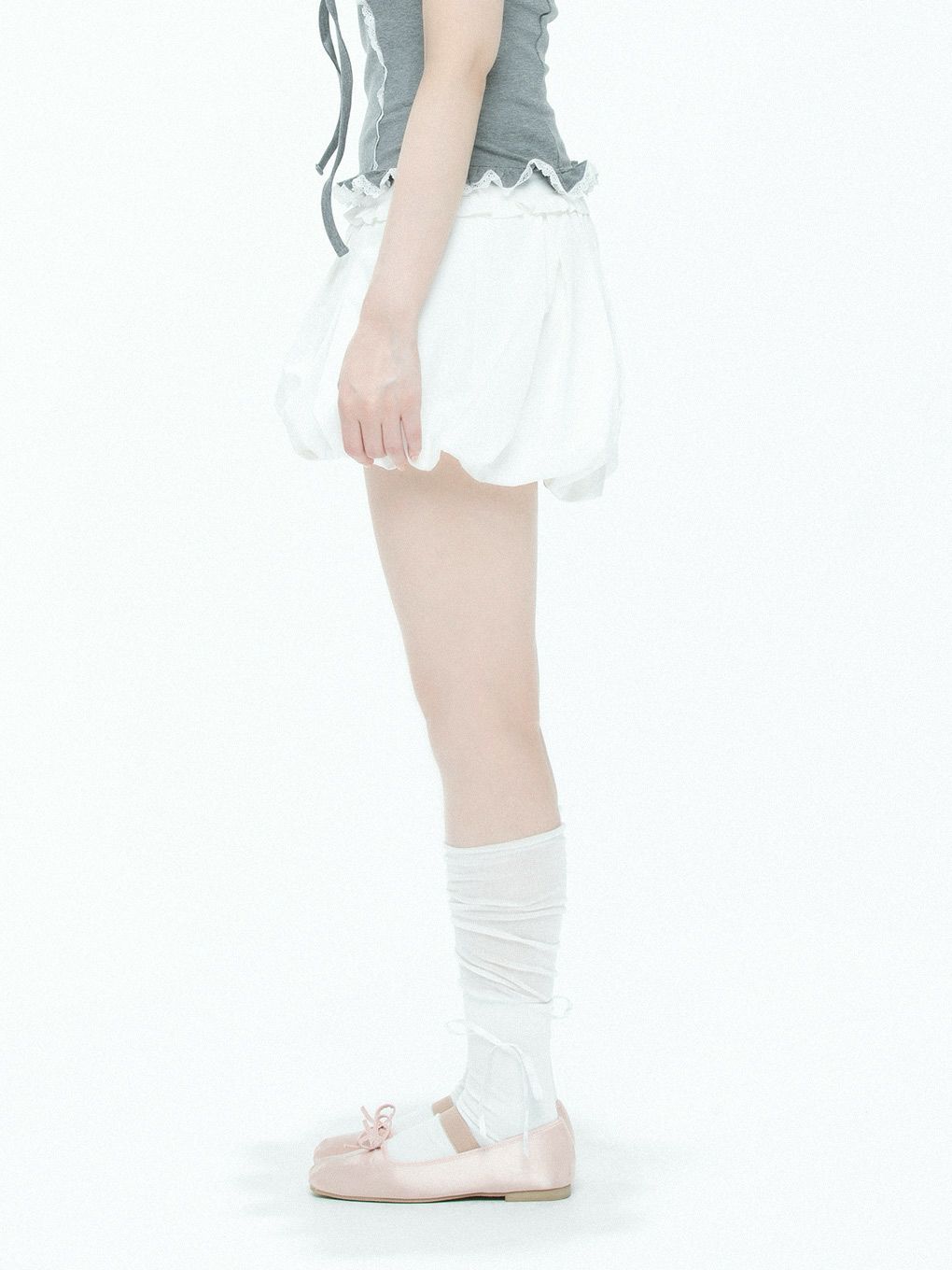 【BUBBLES】プリーツバルーンスカパン