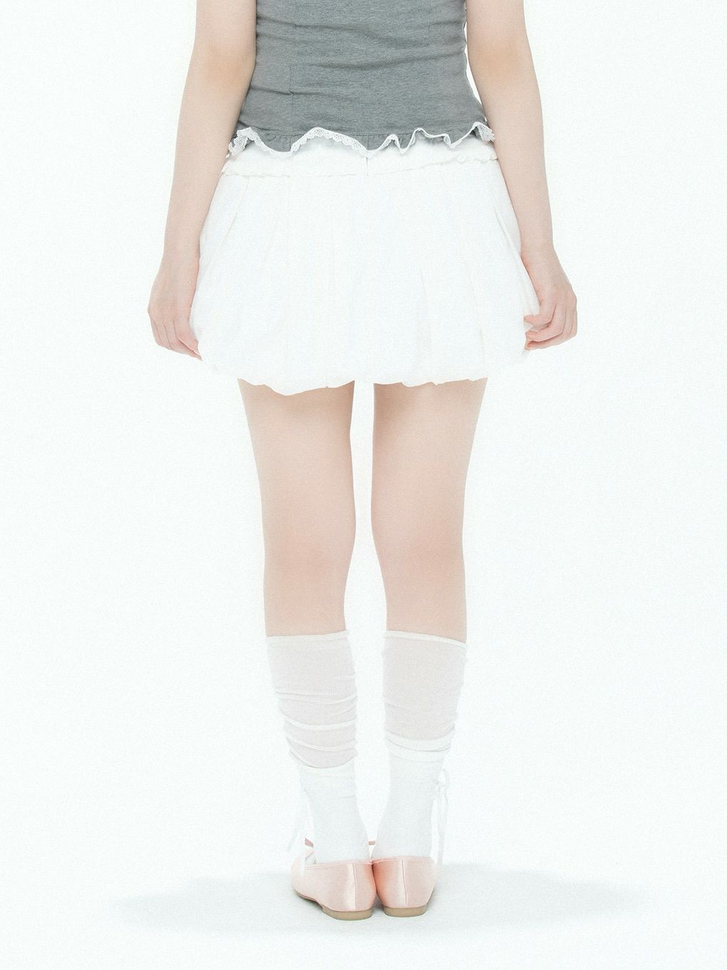 【BUBBLES】プリーツバルーンスカパン