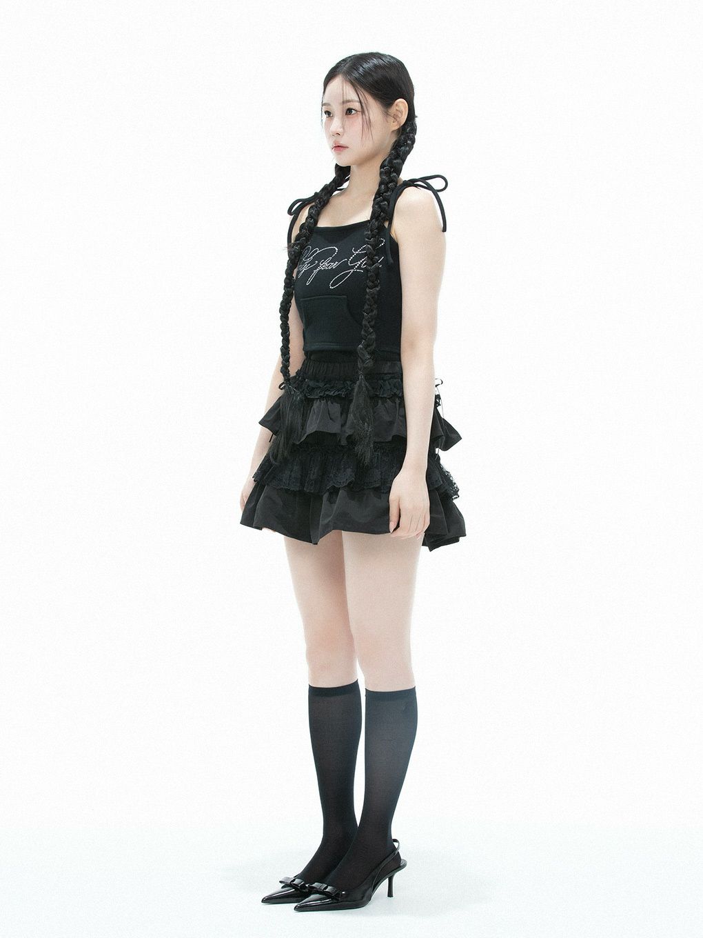 【BUBBLES】レースカンカンミニスカパン