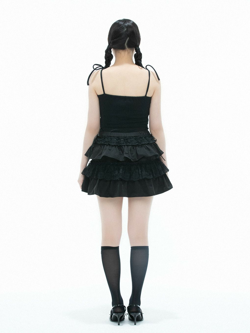 【BUBBLES】レースカンカンミニスカパン