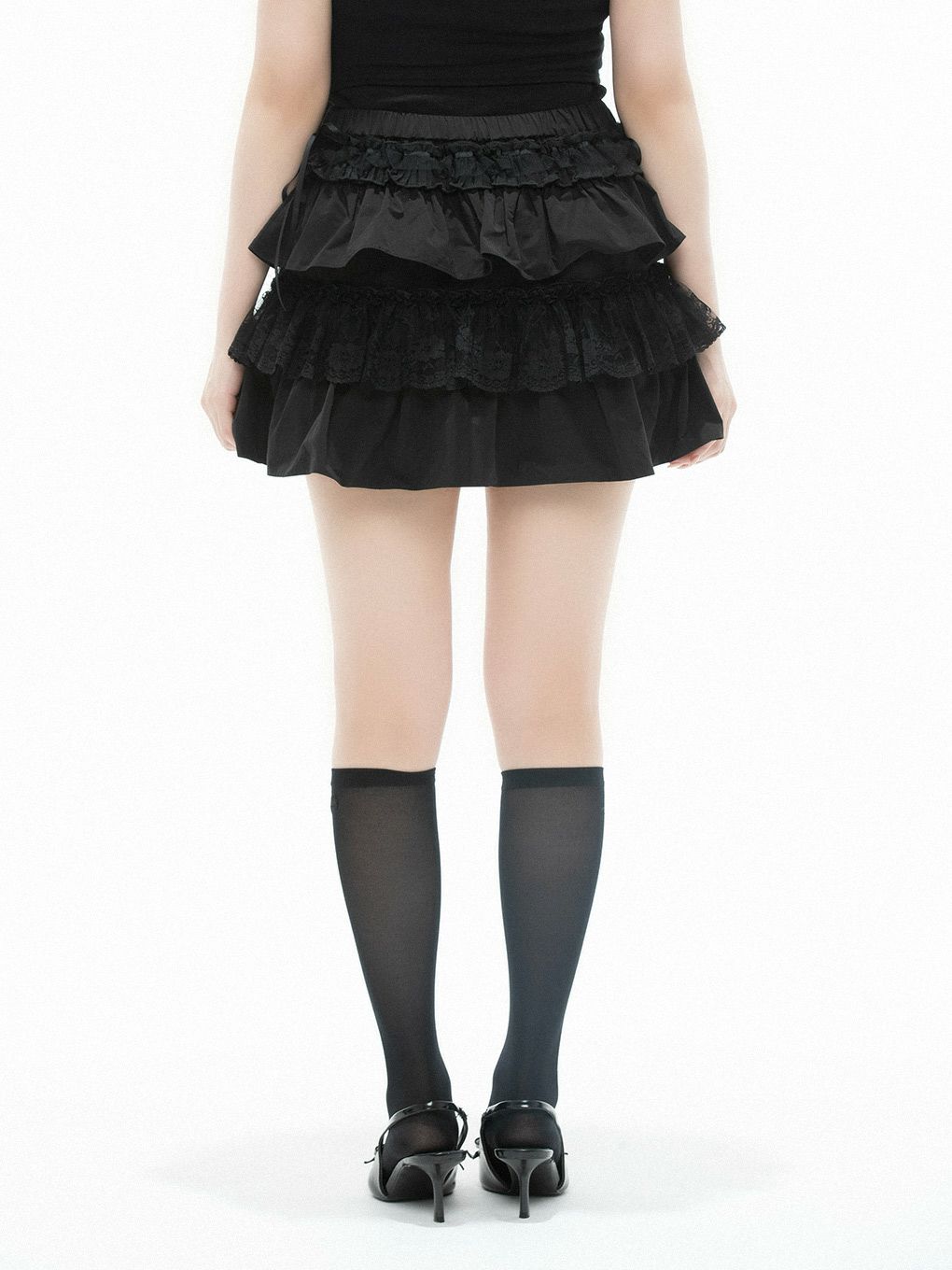 【BUBBLES】レースカンカンミニスカパン