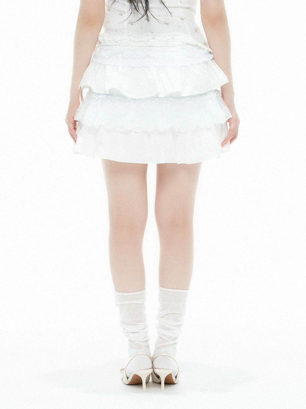 【BUBBLES】レースカンカンミニスカパン