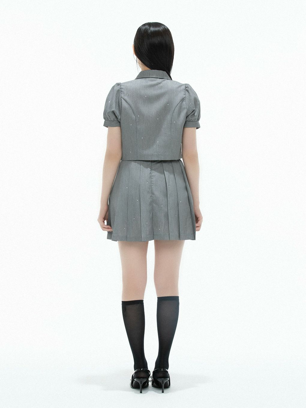 【BUBBLES】クロップドジャケットセットアップ