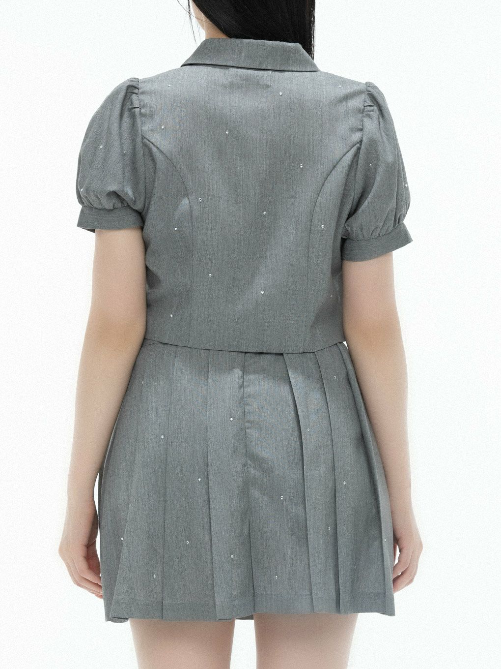 【BUBBLES】クロップドジャケットセットアップ