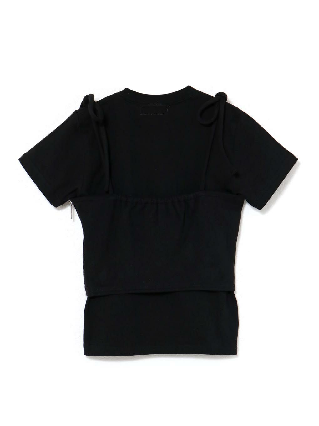 【BUBBLES】ビジューポケットスウェットビスチェ