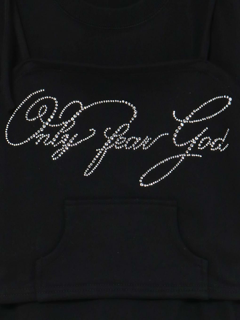 【BUBBLES】ビジューポケットスウェットビスチェ