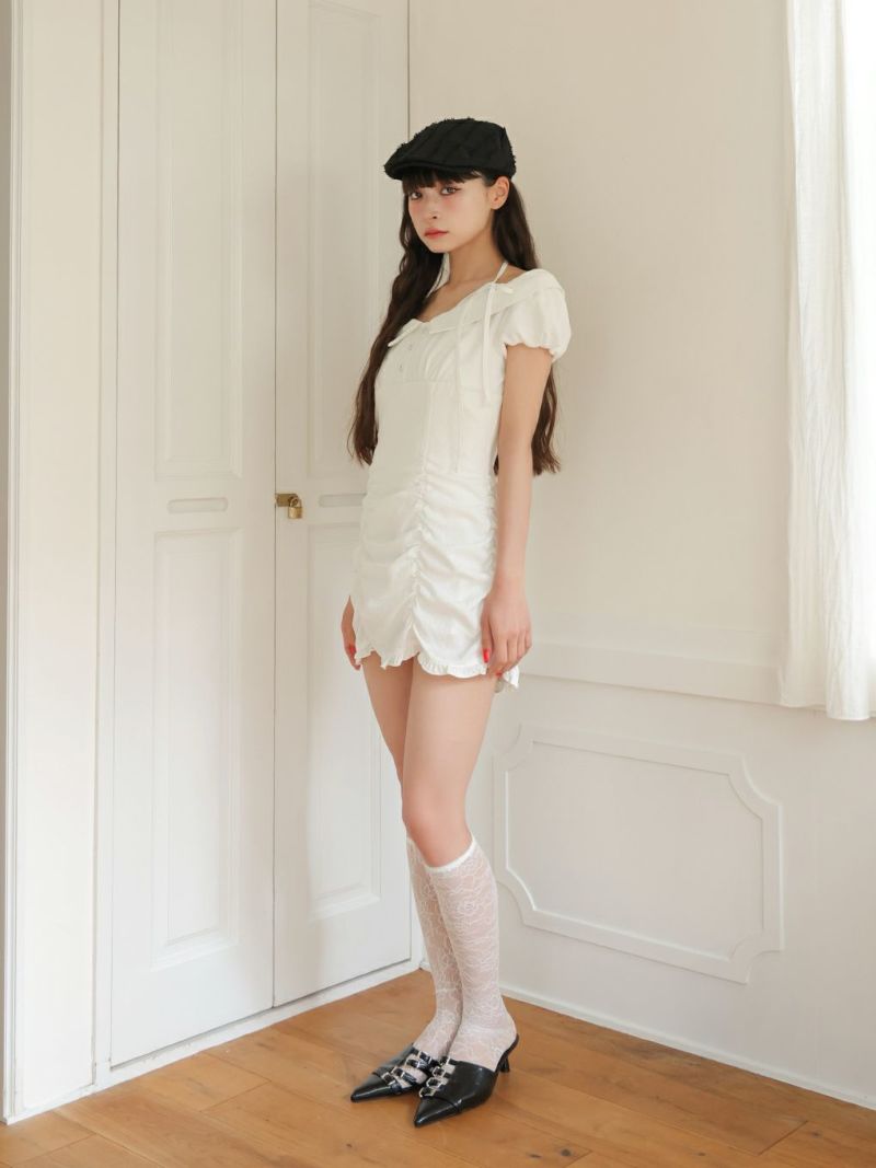 bubbles レースギャザーワンピース ALL | sparkling mall online store