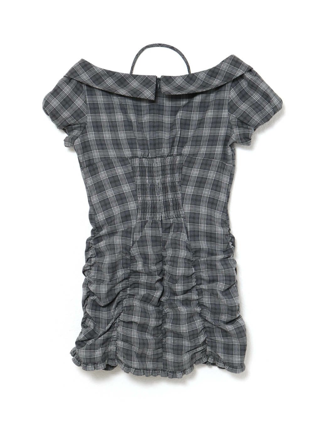 【BUBBLES】ジャガードギャザーワンピース