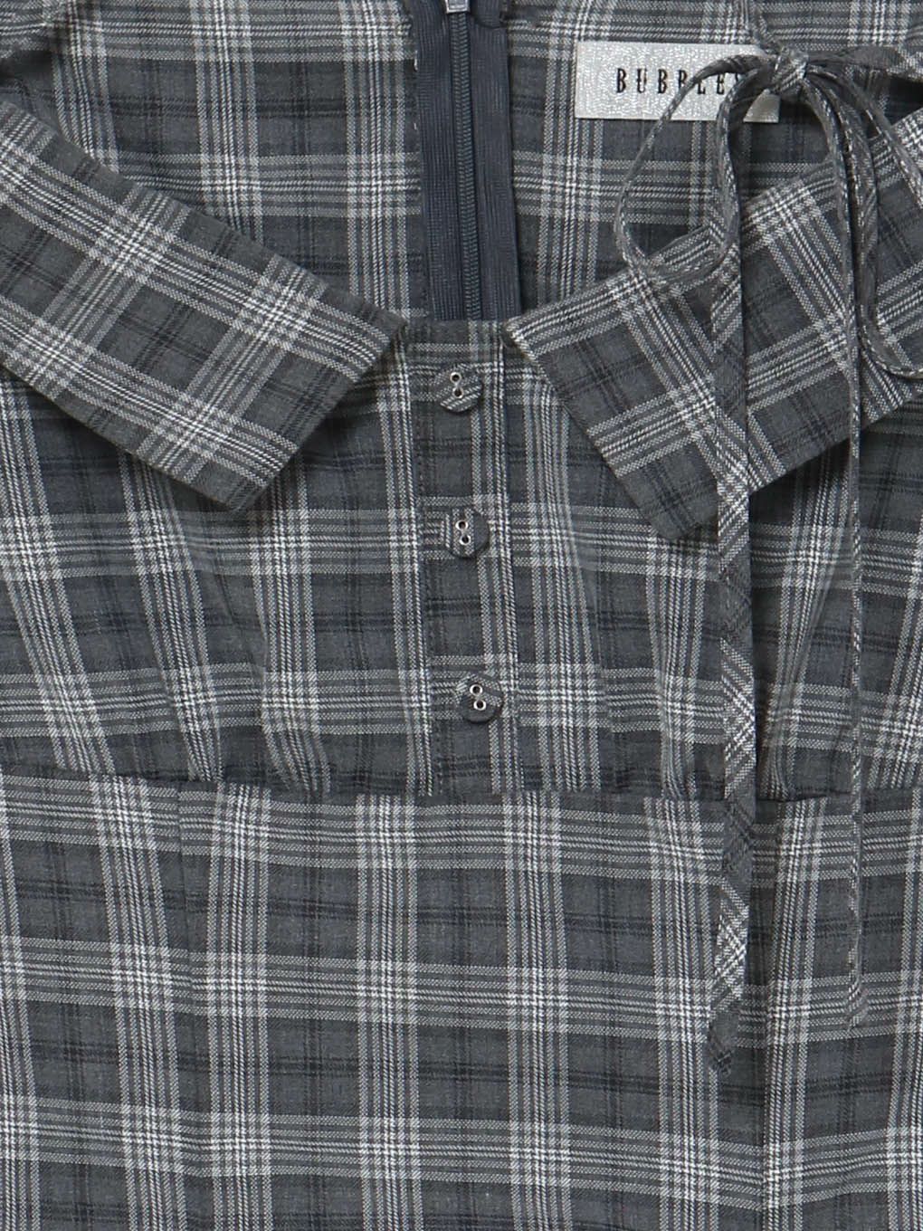 【BUBBLES】ジャガードギャザーワンピース