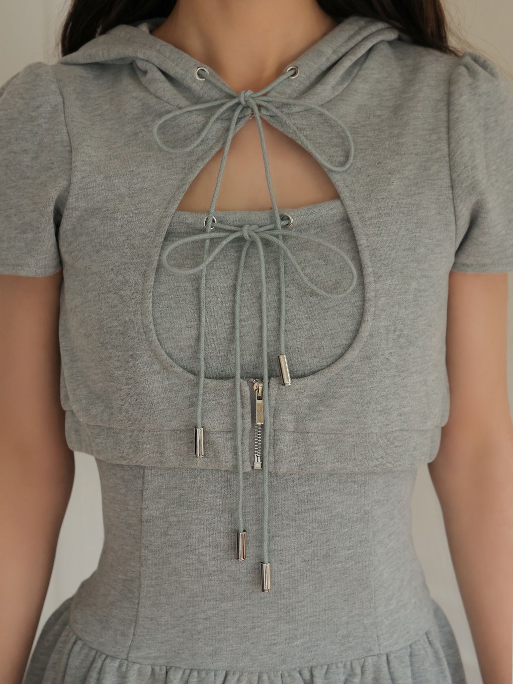 【BUBBLES】ホールパーカーワンピース