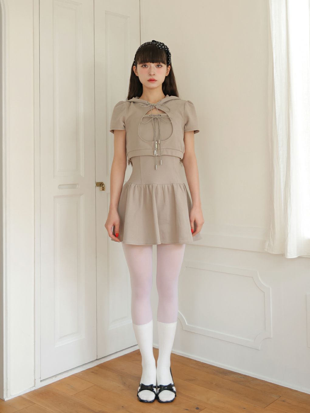 【BUBBLES】ホールパーカーワンピース