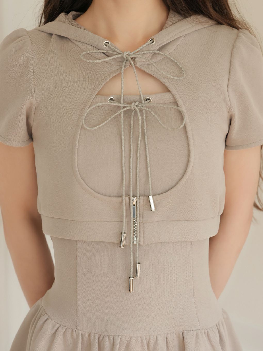 【BUBBLES】ホールパーカーワンピース