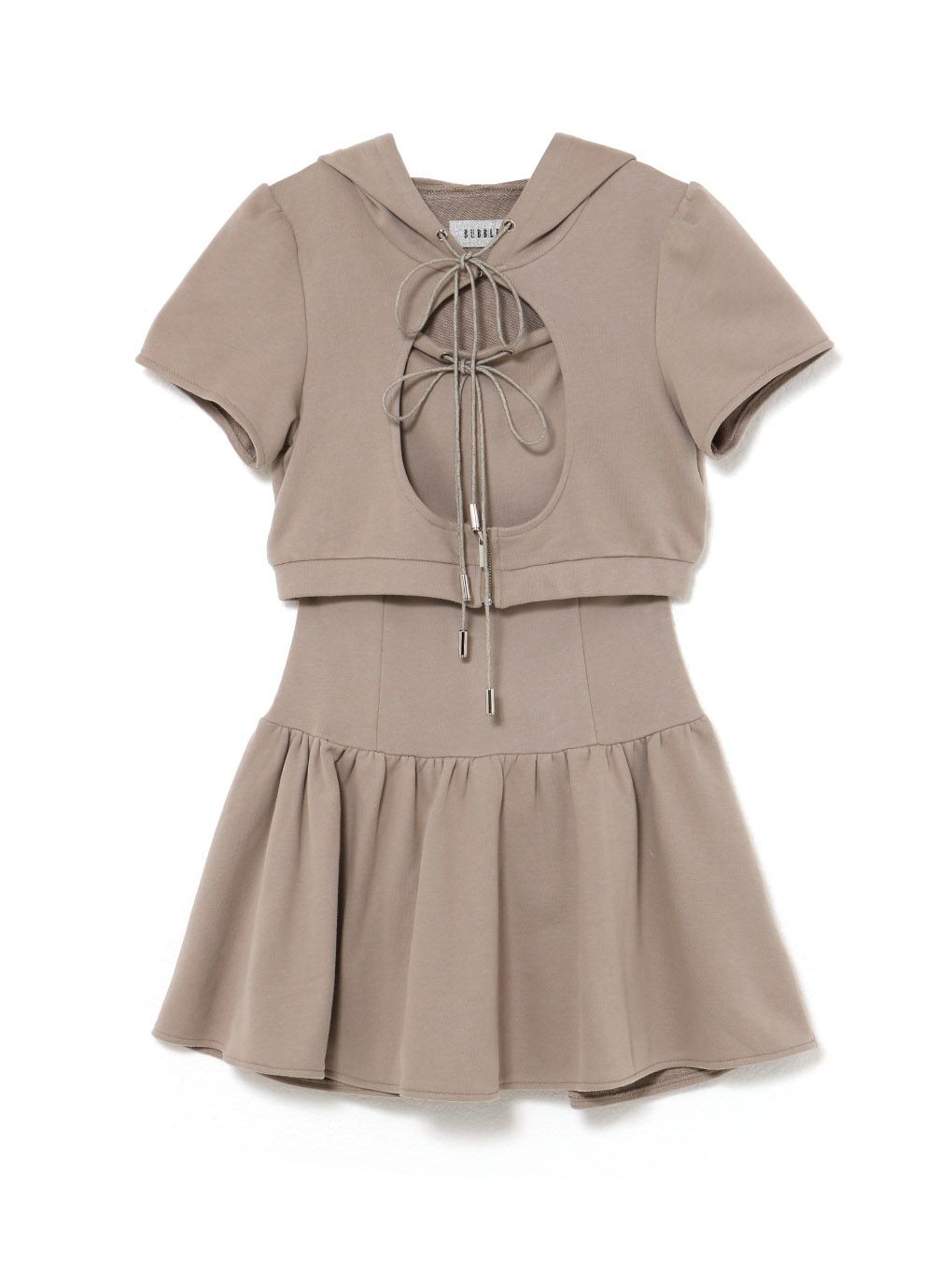 【BUBBLES】ホールパーカーワンピース