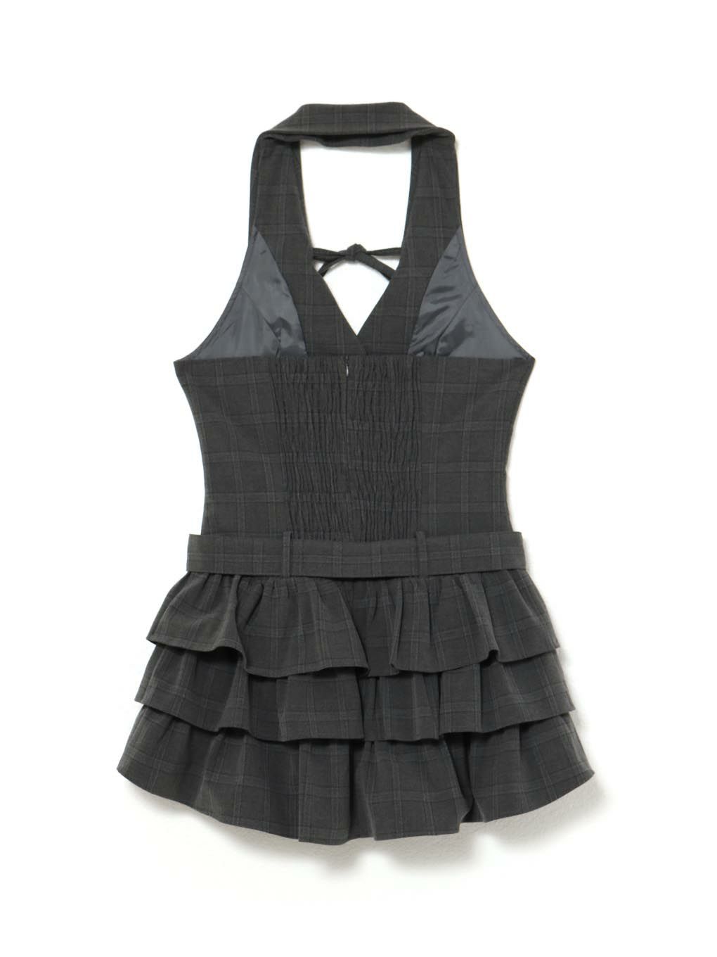 【BUBBLES】バックリボンティアードワンピース