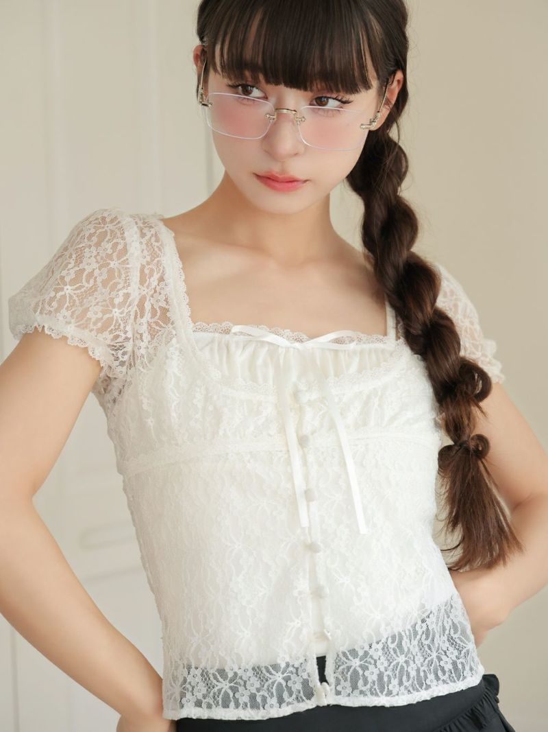 BUBBLES】フラワーレーストップス | sparkling mall online store