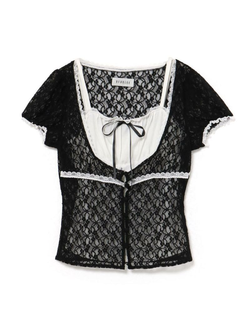 BUBBLES】フラワーレーストップス | sparkling mall online store