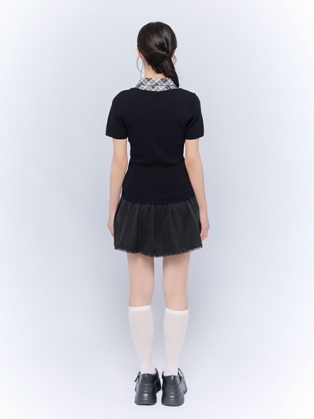 【BUBBLES】スクールガーリーリボントップス