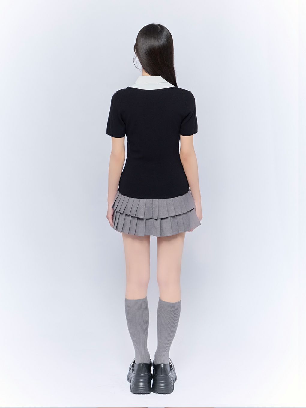 【BUBBLES】スクールガーリーリボントップス