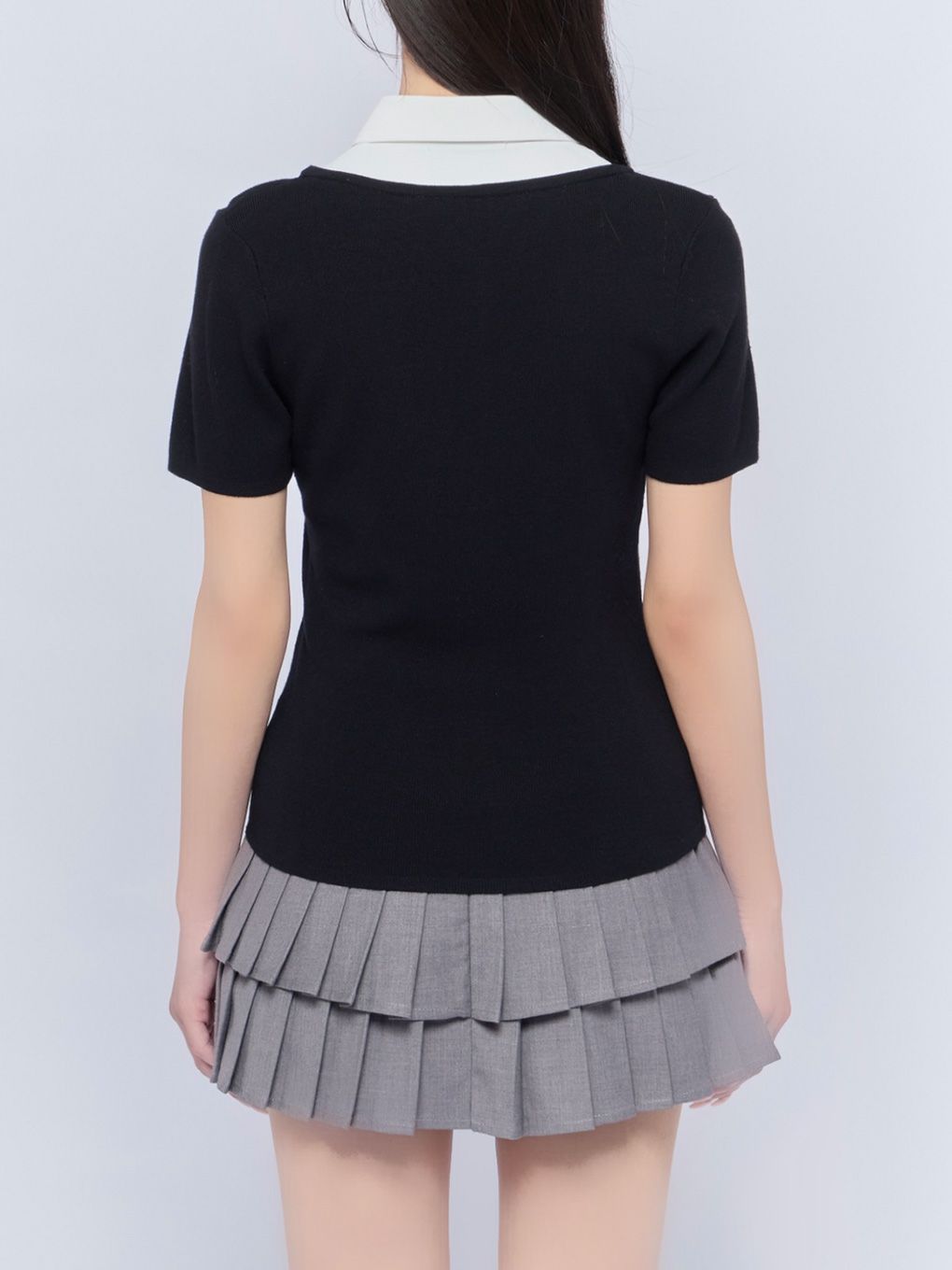 【BUBBLES】スクールガーリーリボントップス