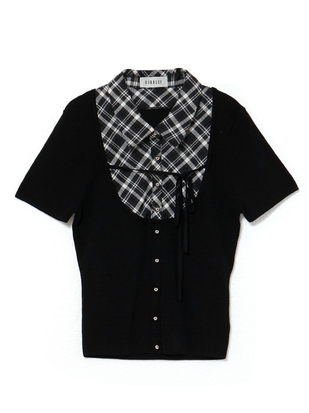 【BUBBLES】スクールガーリーリボントップス