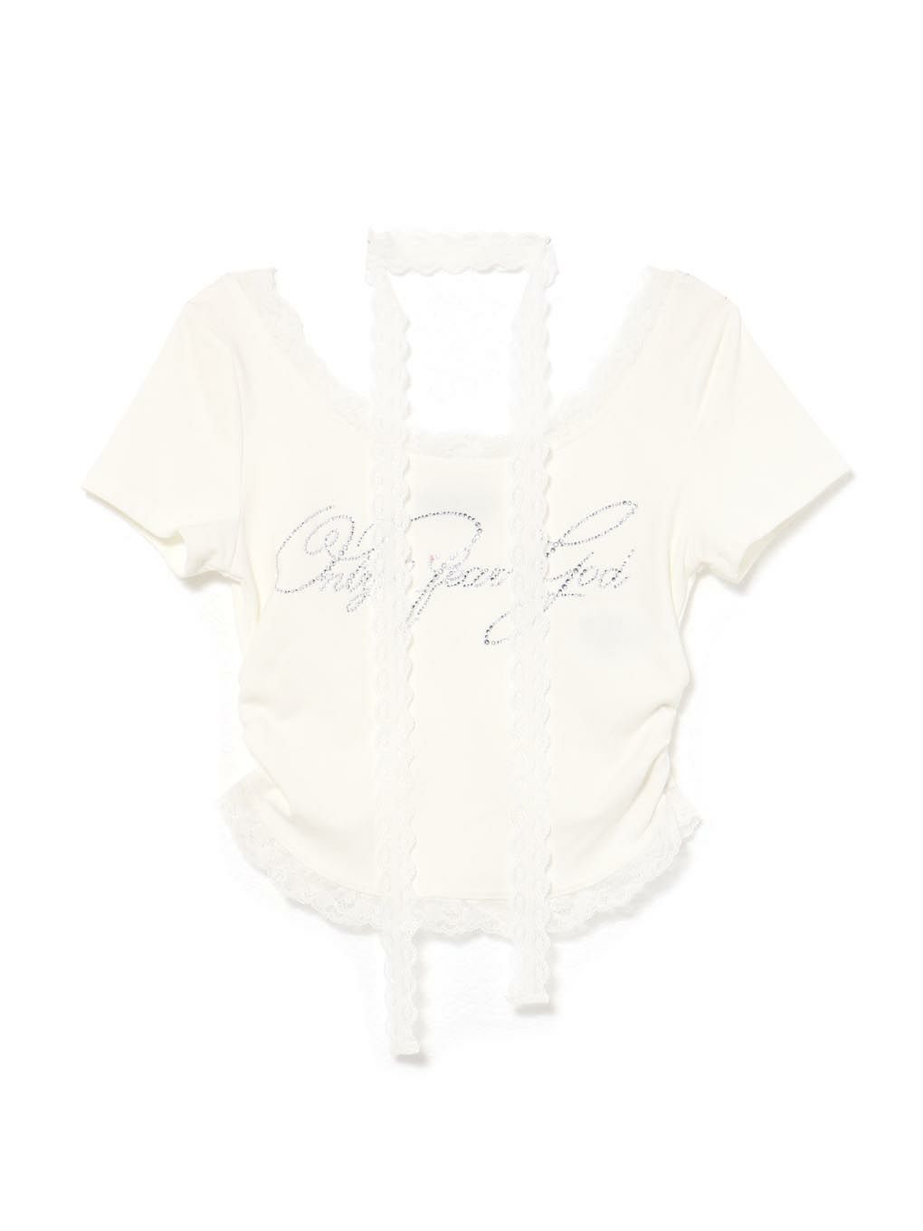 【BUBBLES】レースビジューTEE