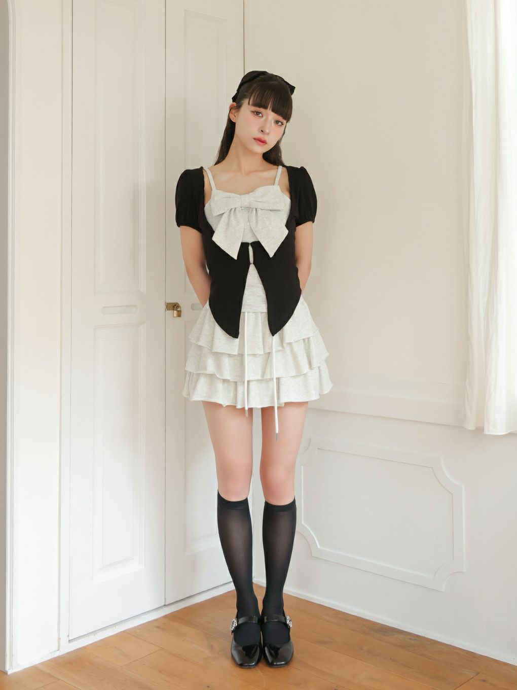 【BUBBLES】コケットリボンアンサンブル