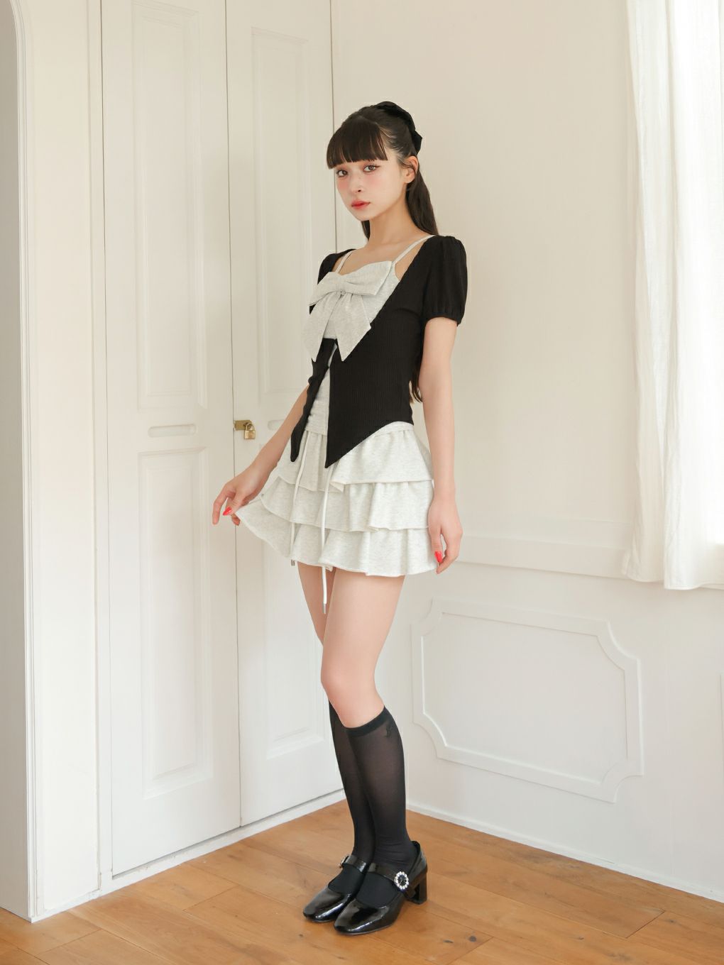 【BUBBLES】コケットリボンアンサンブル