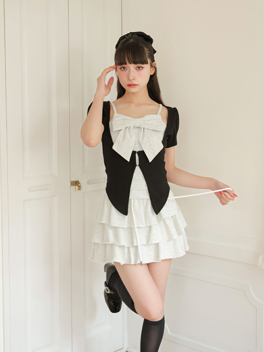 【BUBBLES】コケットリボンアンサンブル