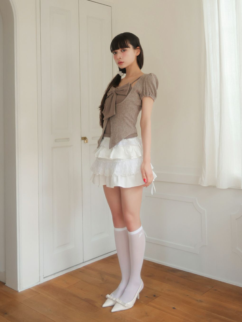 【BUBBLES】コケットリボンアンサンブル