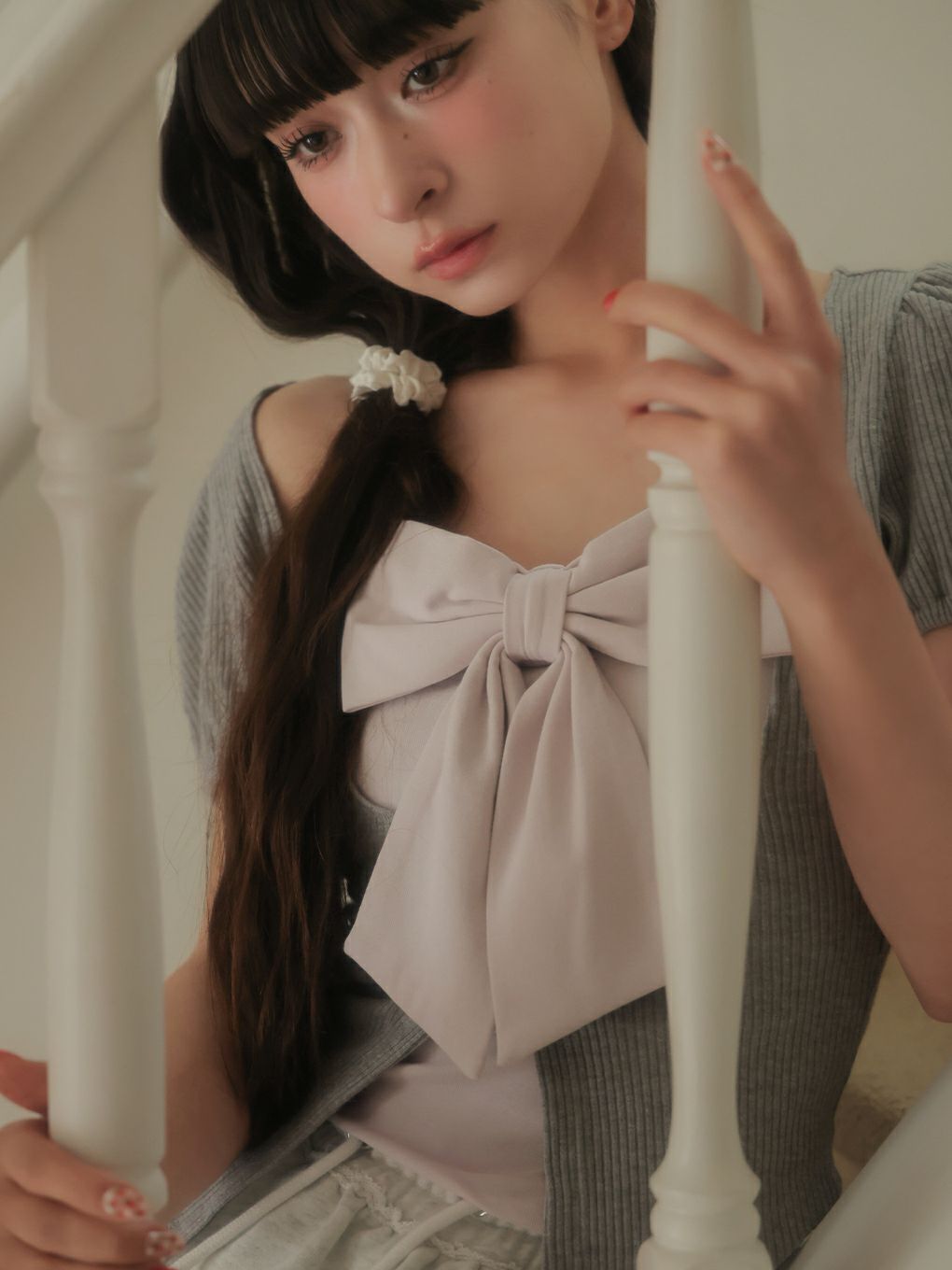 【BUBBLES】コケットリボンアンサンブル