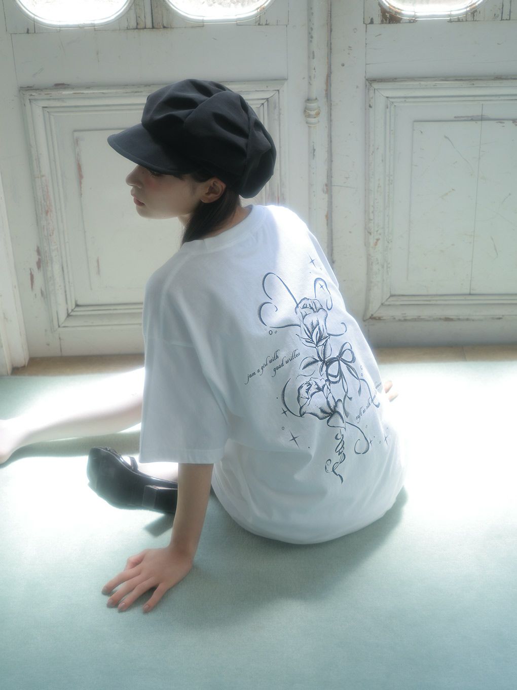 【BUBBLES】パウダーローズTEE