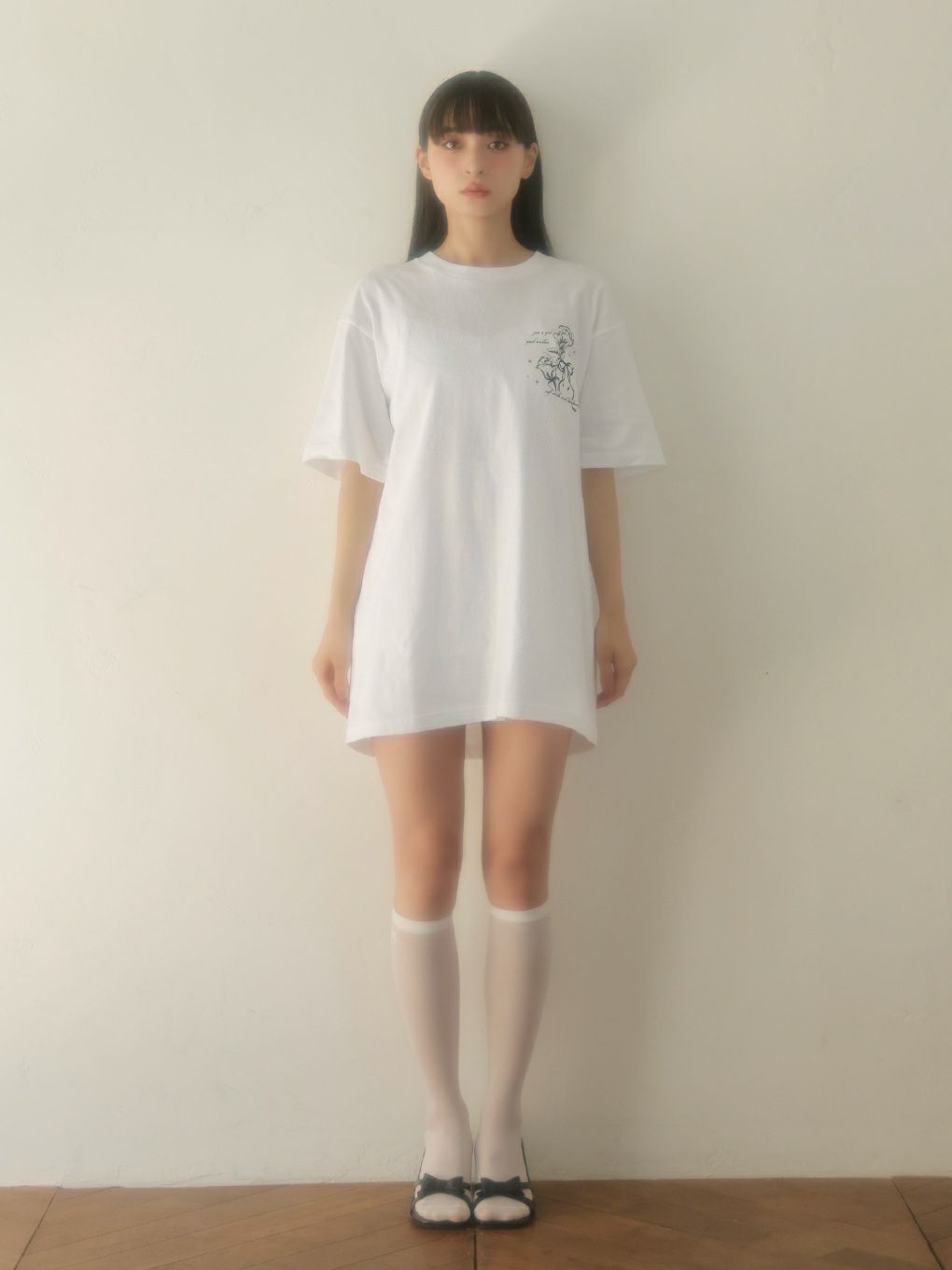 【BUBBLES】パウダーローズTEE