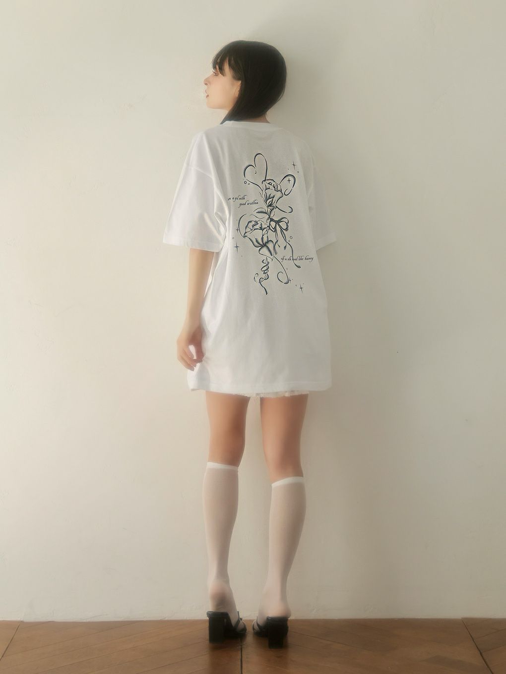 【BUBBLES】パウダーローズTEE