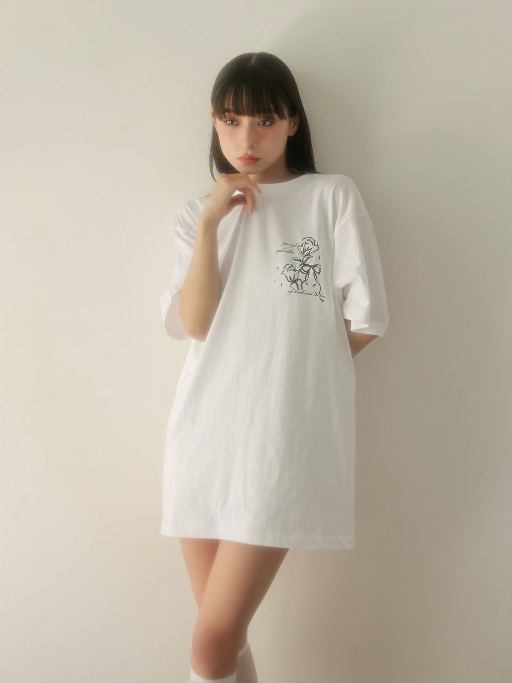 【BUBBLES】パウダーローズTEE