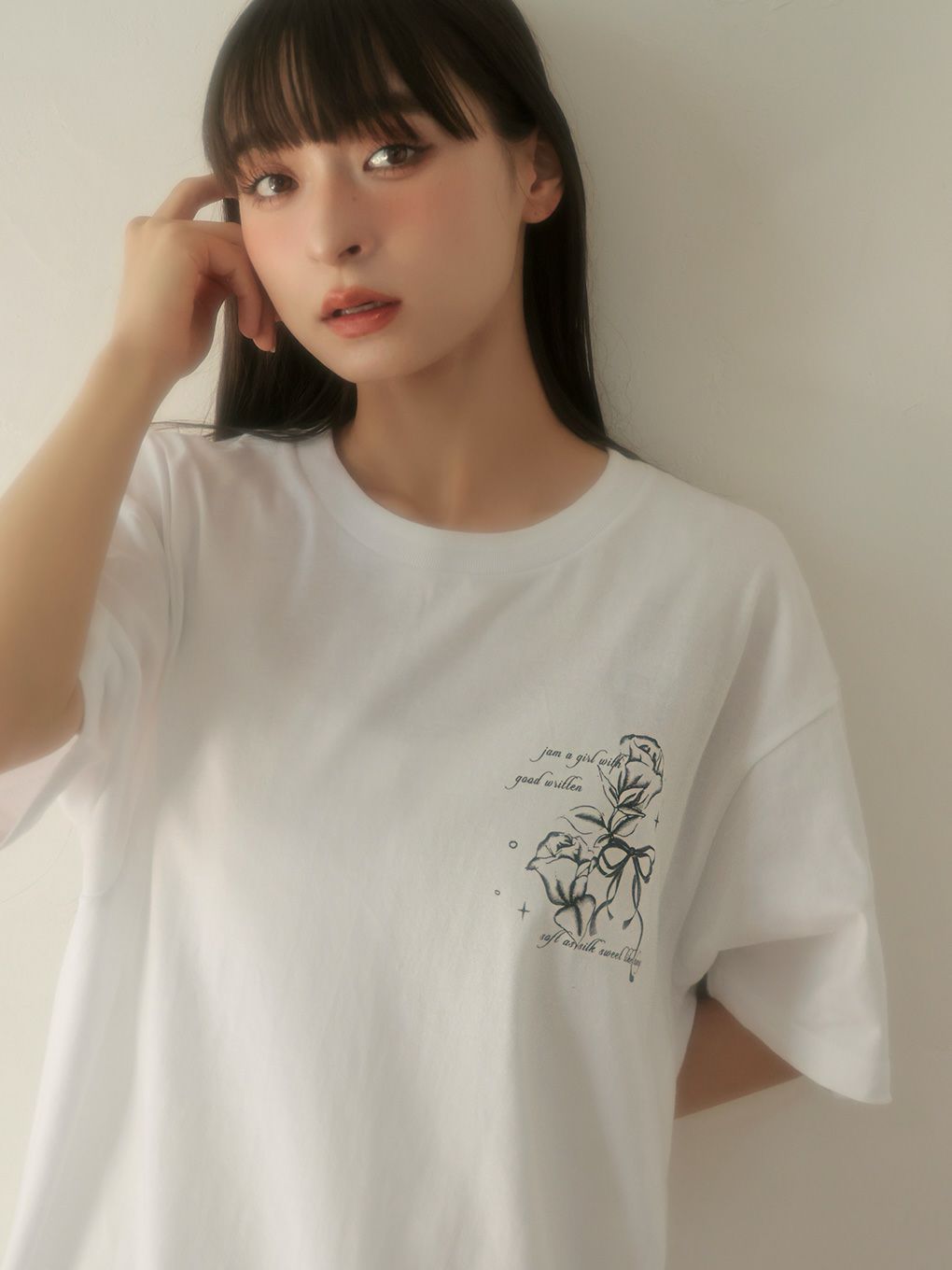 【BUBBLES】パウダーローズTEE