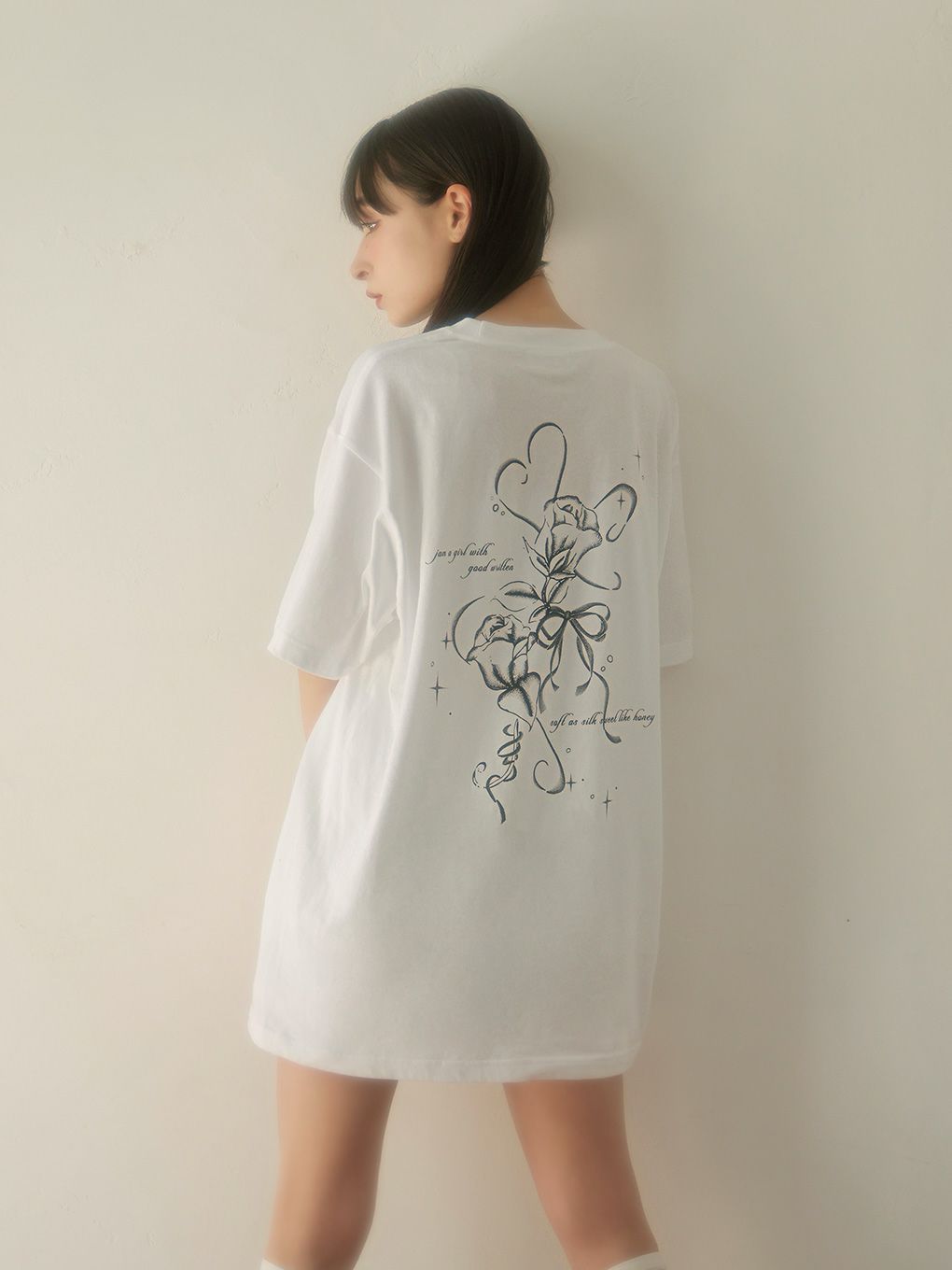 【BUBBLES】パウダーローズTEE