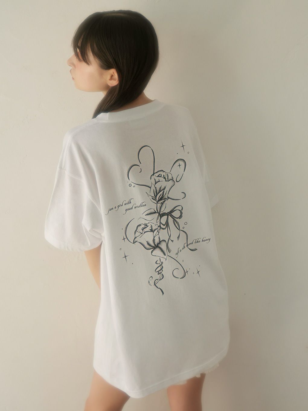 【BUBBLES】パウダーローズTEE