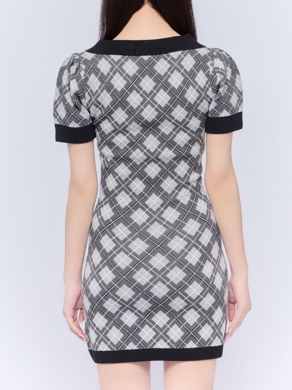 【BUBBLES】チェックリボンワンピース