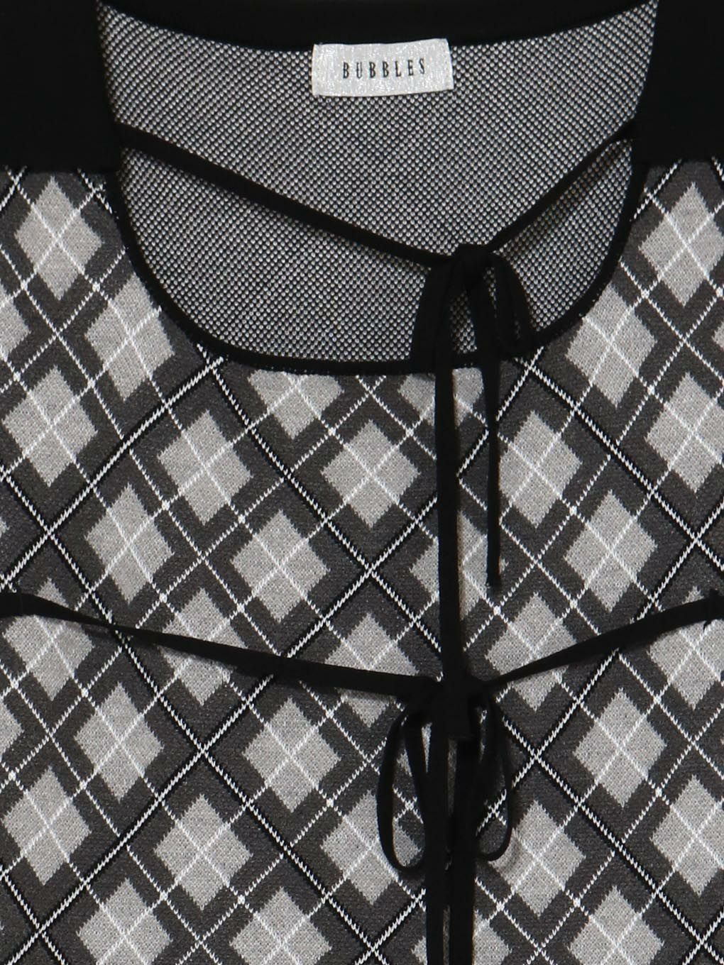 【BUBBLES】チェックリボンワンピース