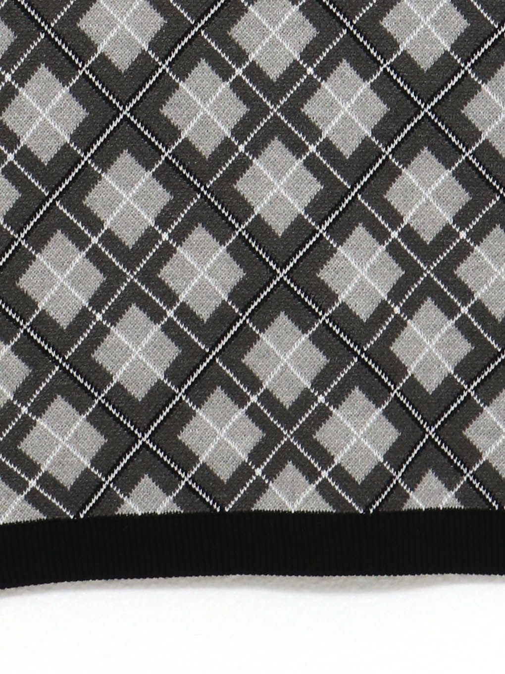 【BUBBLES】チェックリボンワンピース