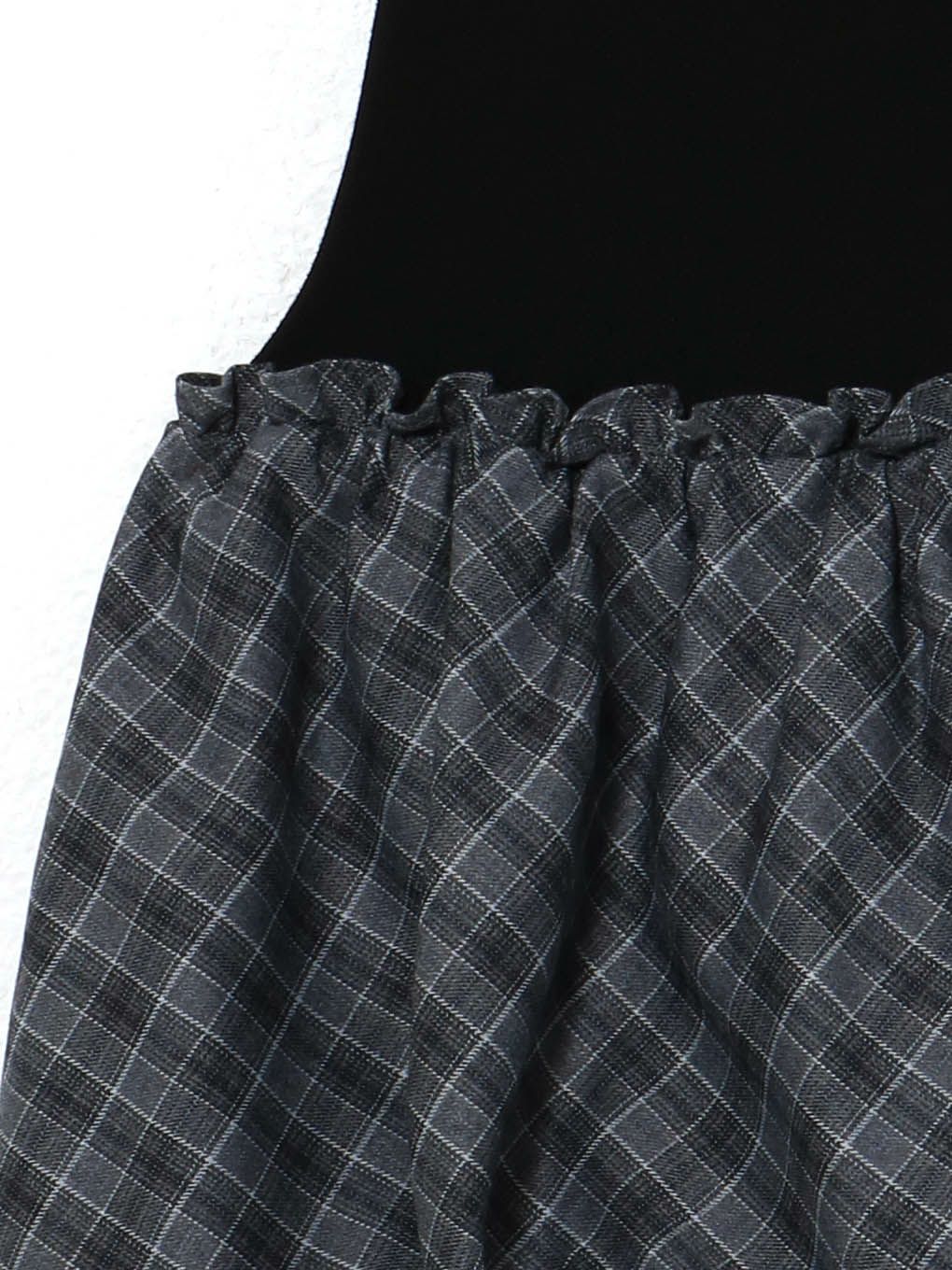 【BUBBLES】バルーンチェックワンピース