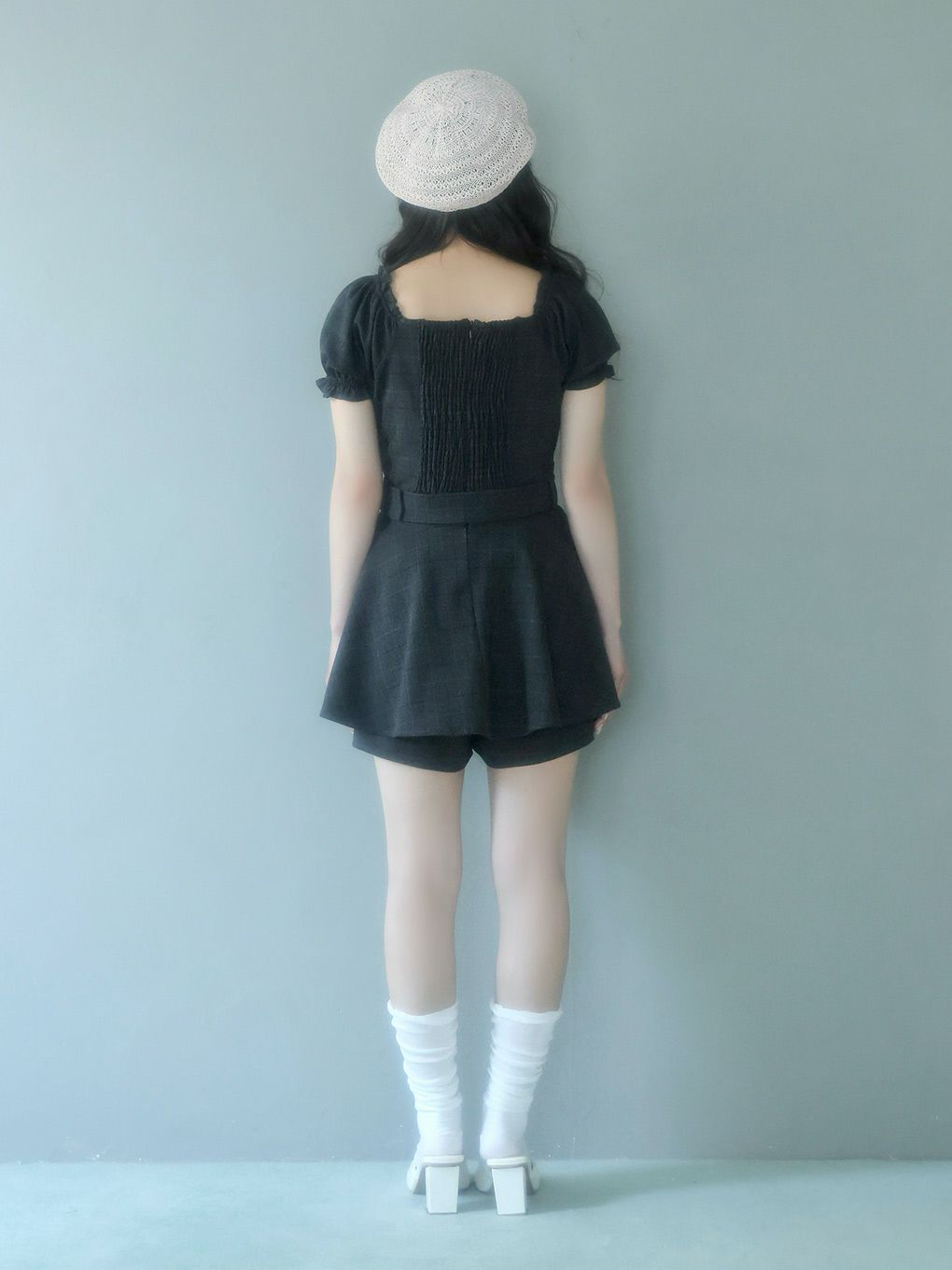 【BUBBLES】リボンペプラムセットアップ