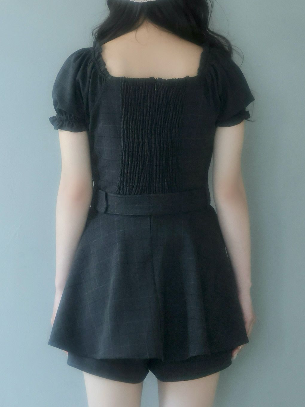 【BUBBLES】リボンペプラムセットアップ