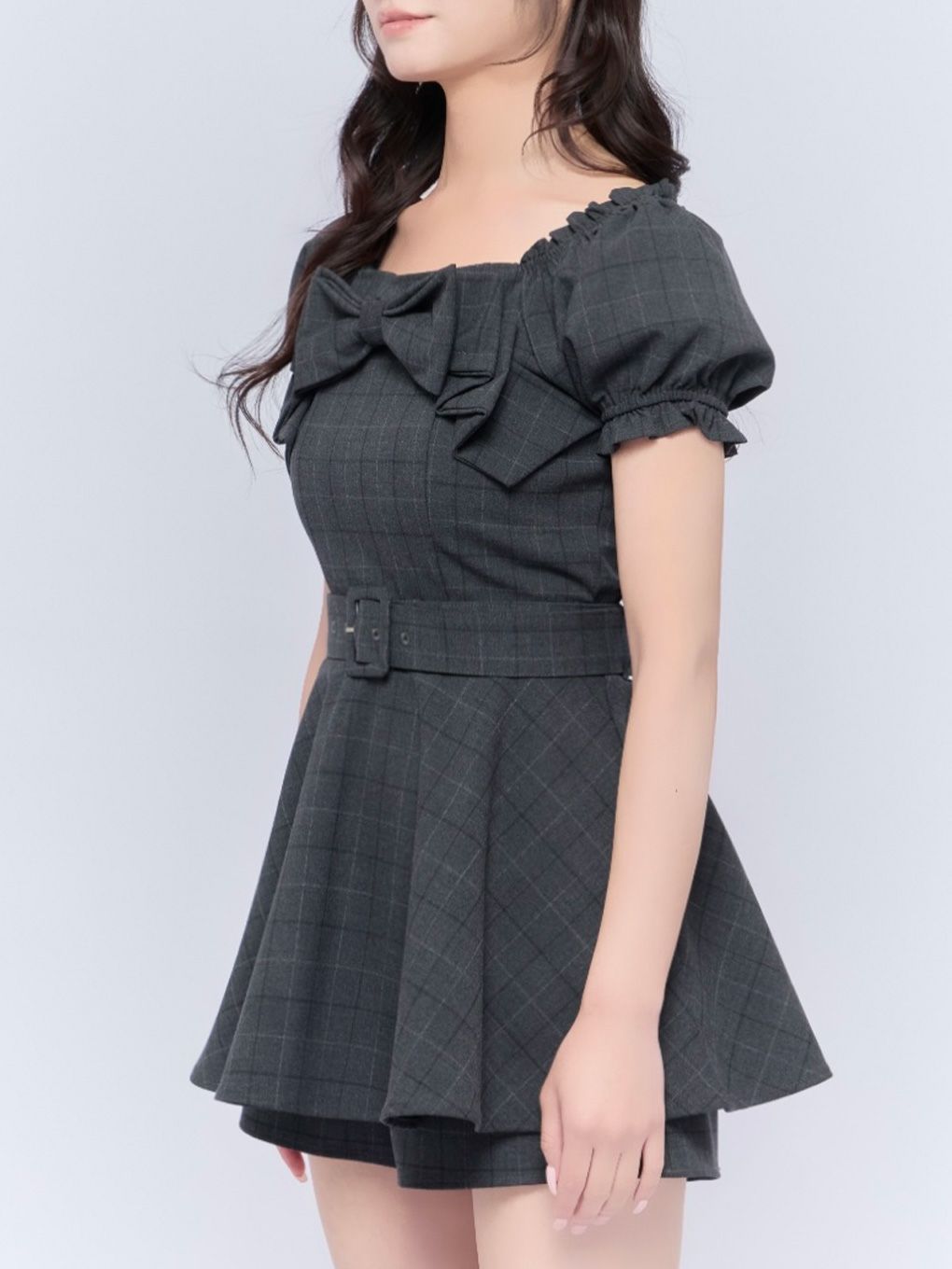 【BUBBLES】リボンペプラムセットアップ