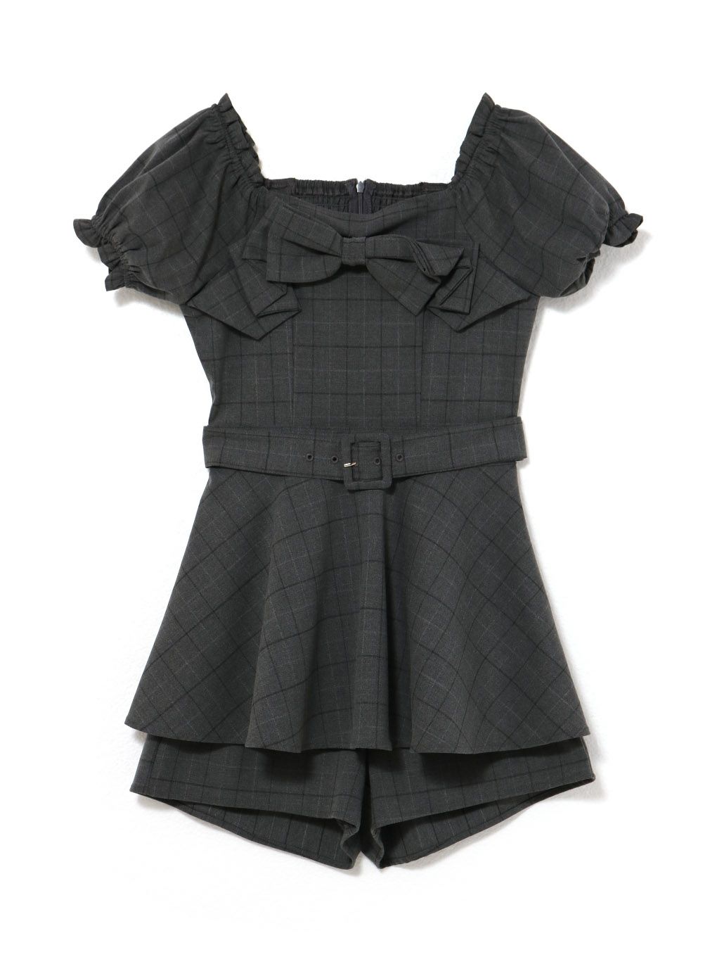 【BUBBLES】リボンペプラムセットアップ