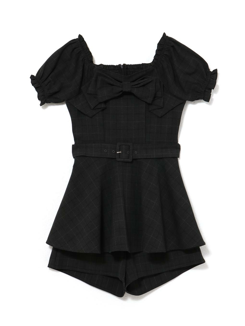 【BUBBLES】リボンペプラムセットアップ