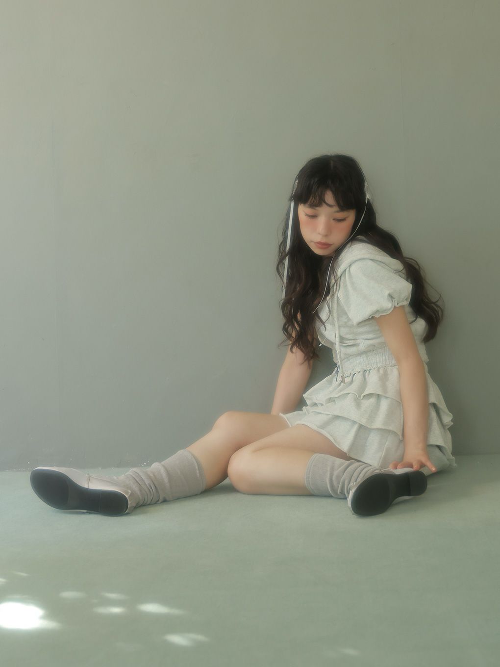 【BUBBLES】ティアードスウェットセットアップ