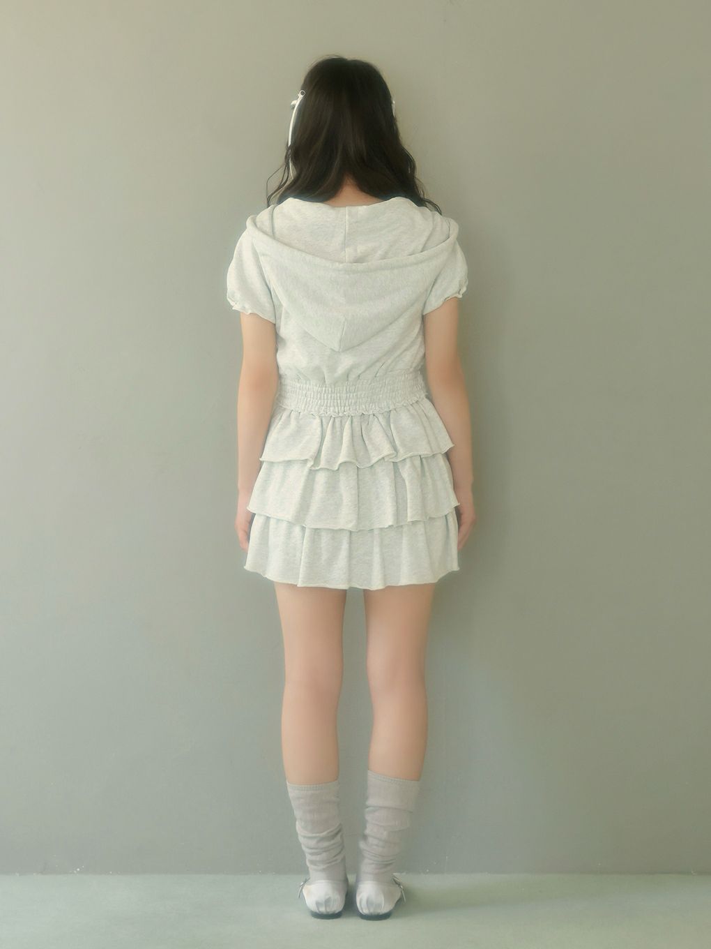 【BUBBLES】ティアードスウェットセットアップ