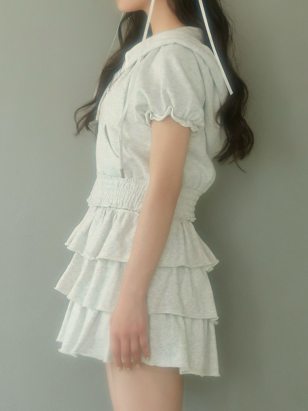 【BUBBLES】ティアードスウェットセットアップ